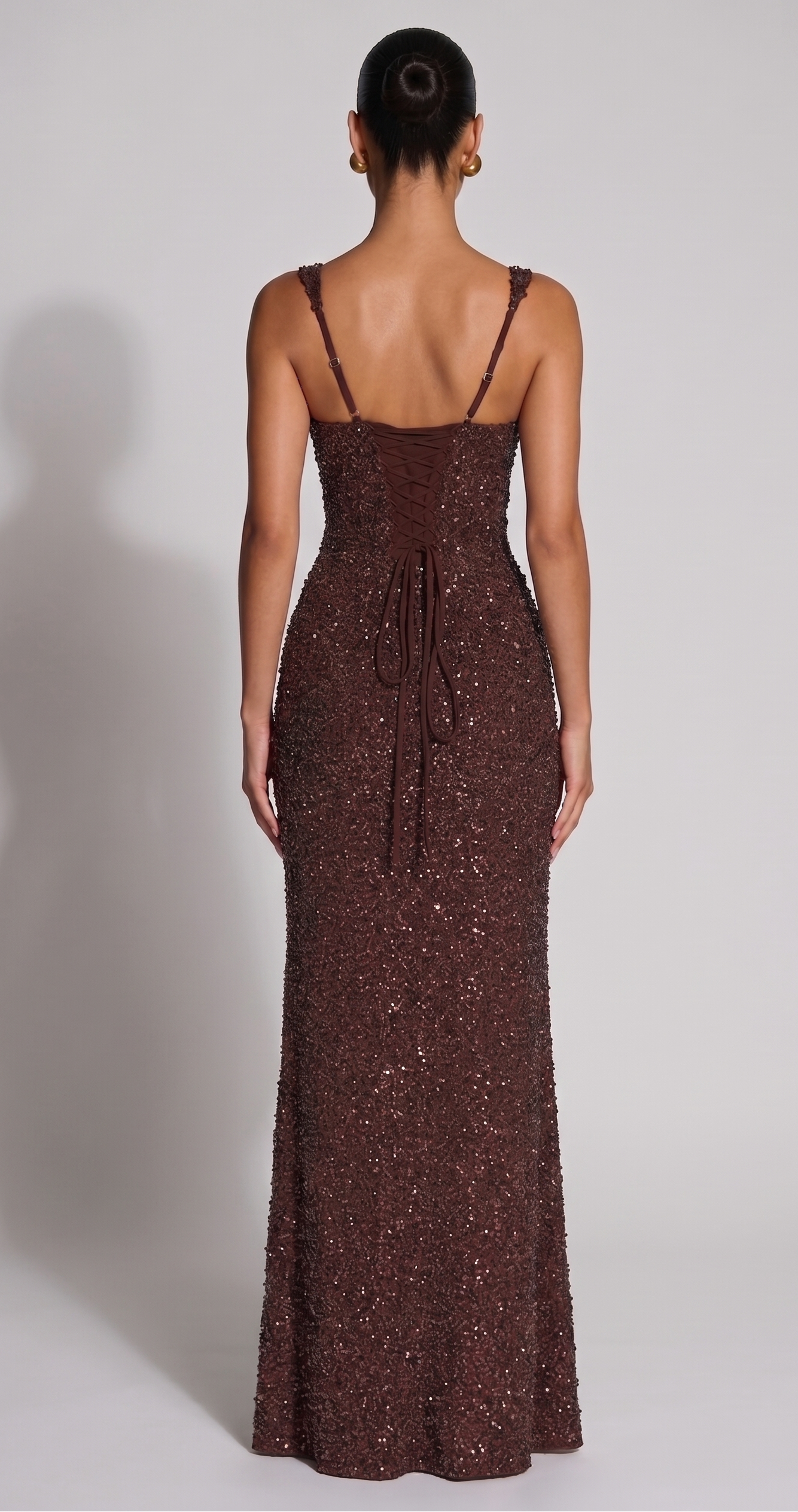 Abendkleid mit Pailletten