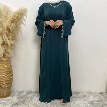 Klassische Abaya mit Glitzer