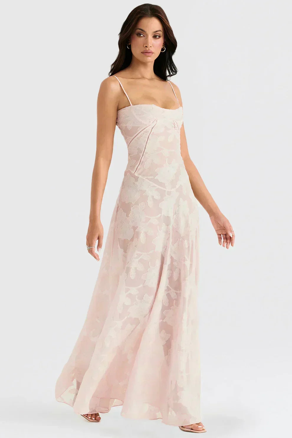 Maxikleid mit Blumenmuster