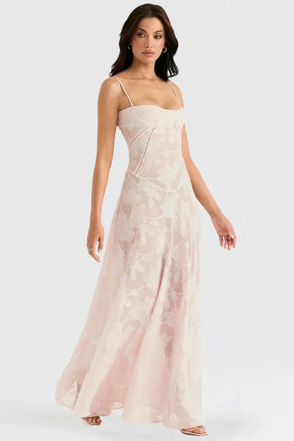 Maxikleid mit Blumenmuster