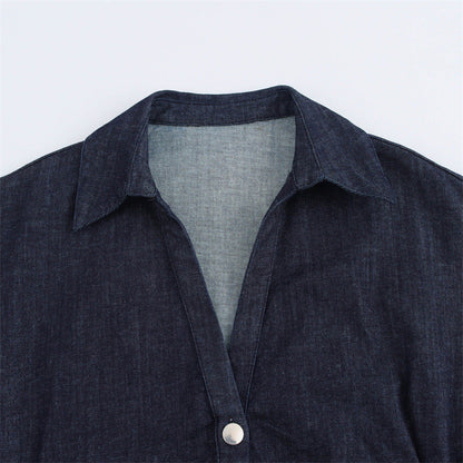 Langes Jeanskleid