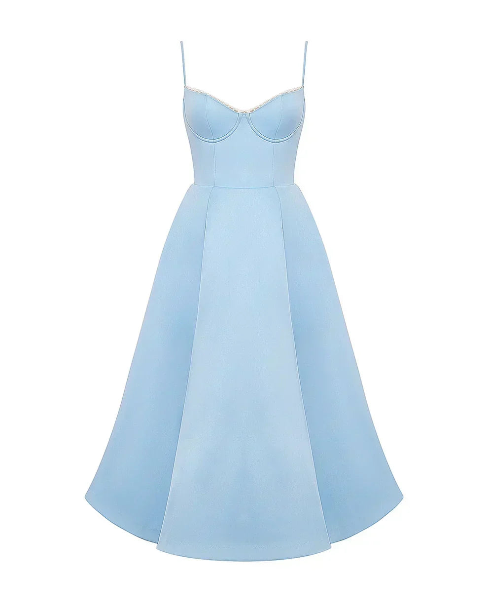 Ausgestelltes Abendkleid
