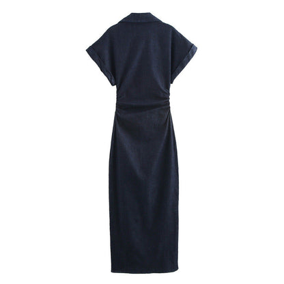 Langes Jeanskleid
