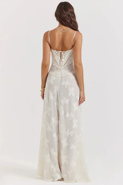Maxikleid mit Blumenmuster