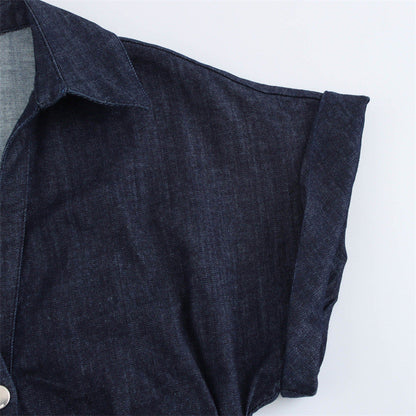 Langes Jeanskleid