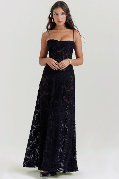 Maxikleid mit Blumenmuster