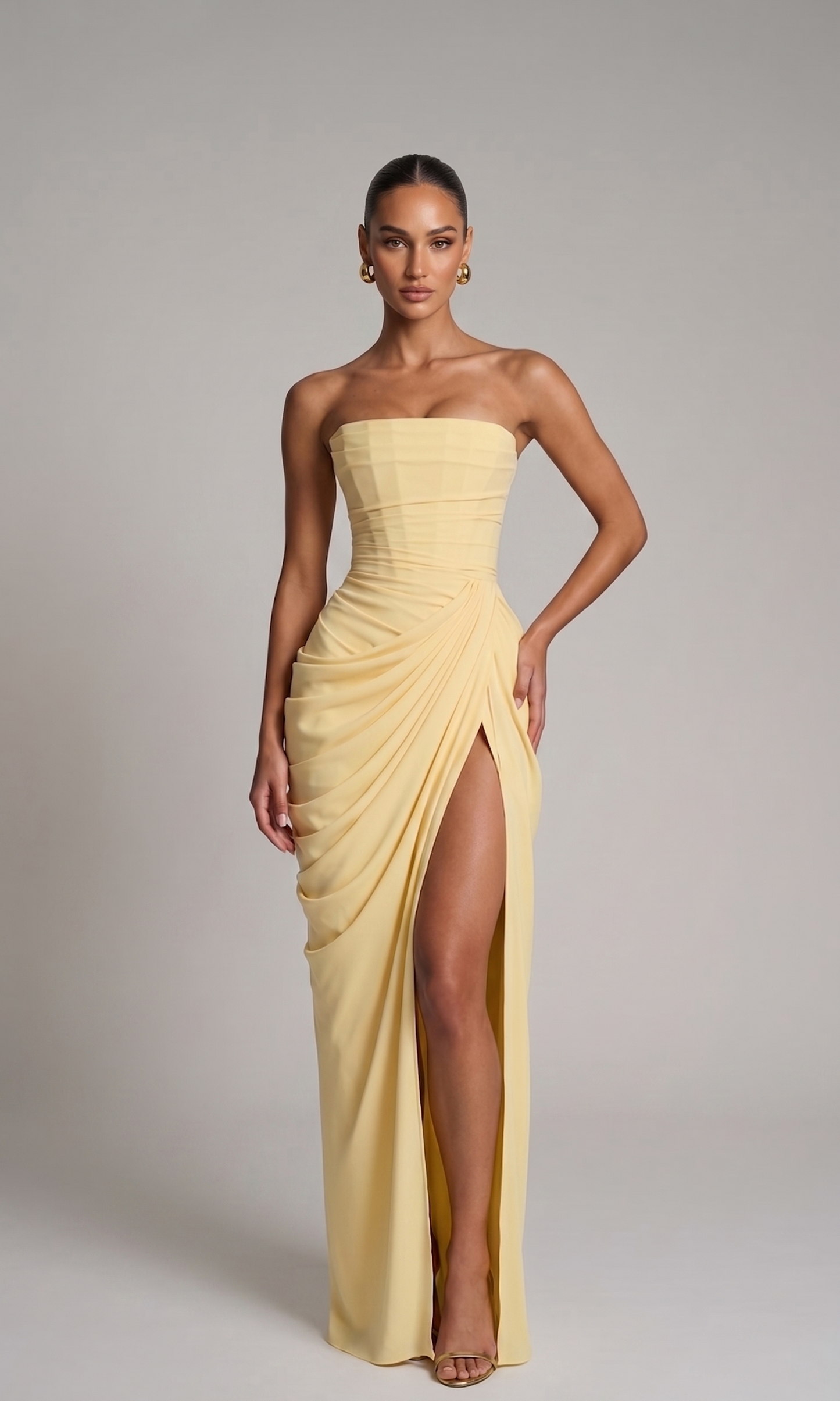 Abendkleid mit Beinschlitz