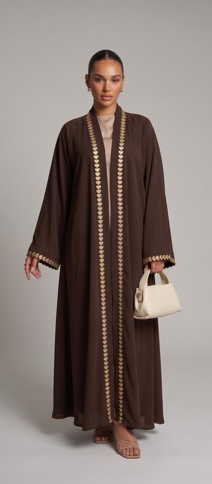 Kimono mit floralen Details