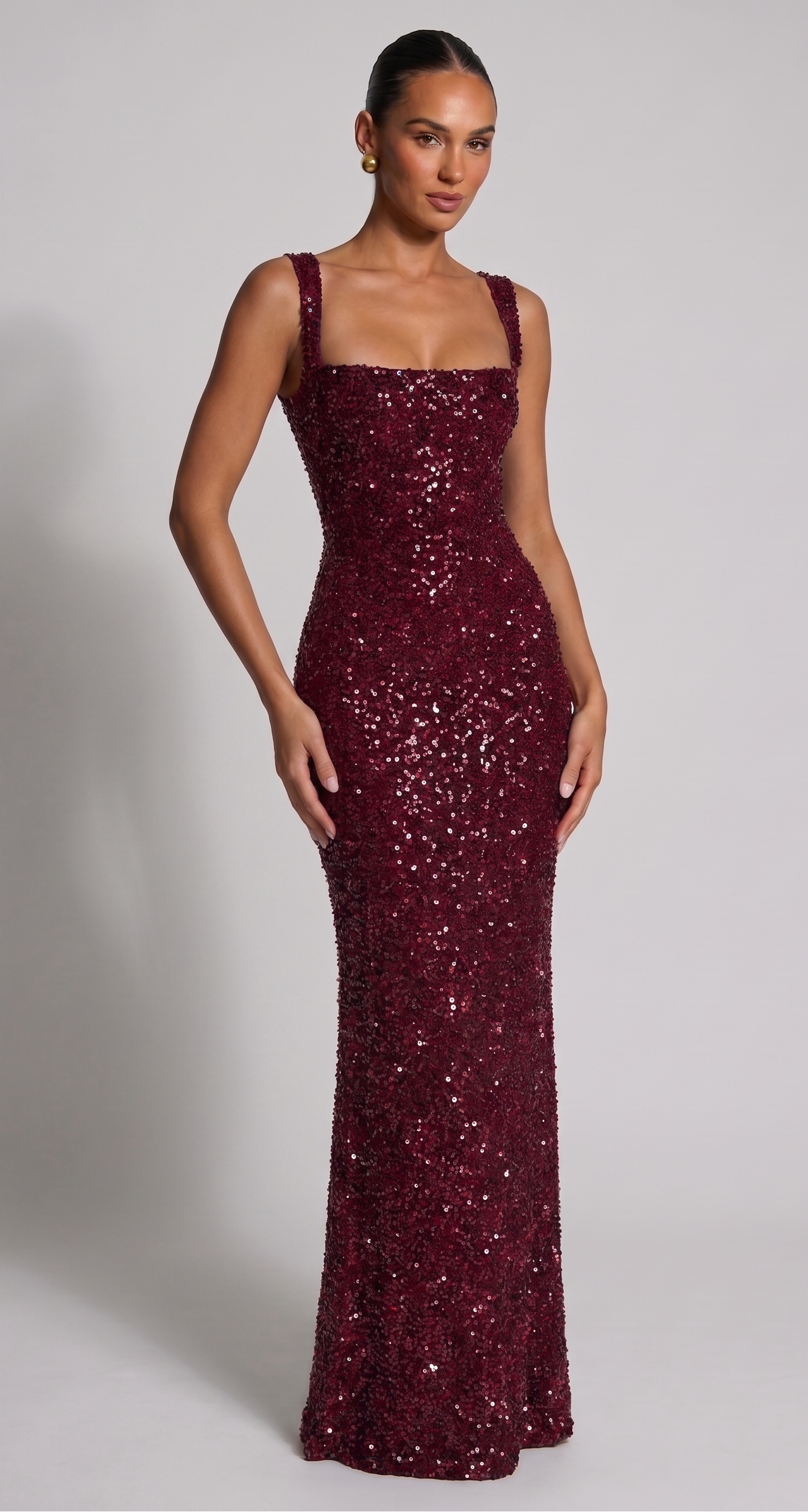 Abendkleid mit Pailletten