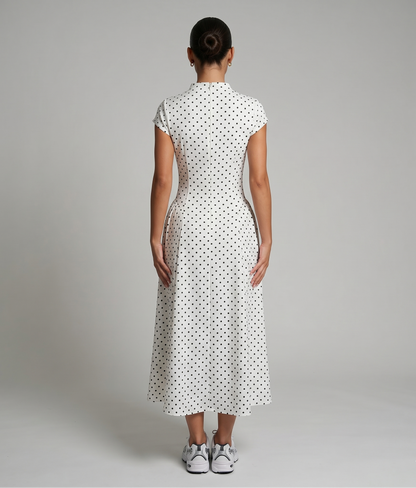 Polka Dot Maxikleid
