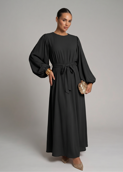 Abaya mit Schleife