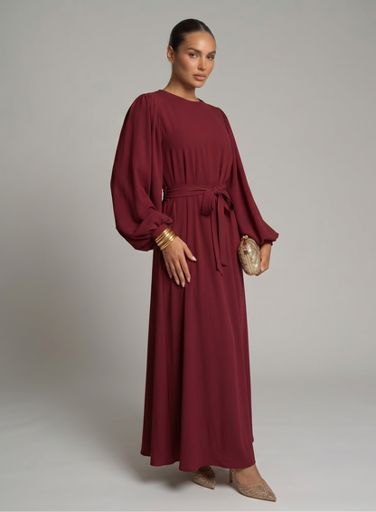 Abaya mit Schleife
