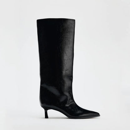 Kitten-Heel Stiefel