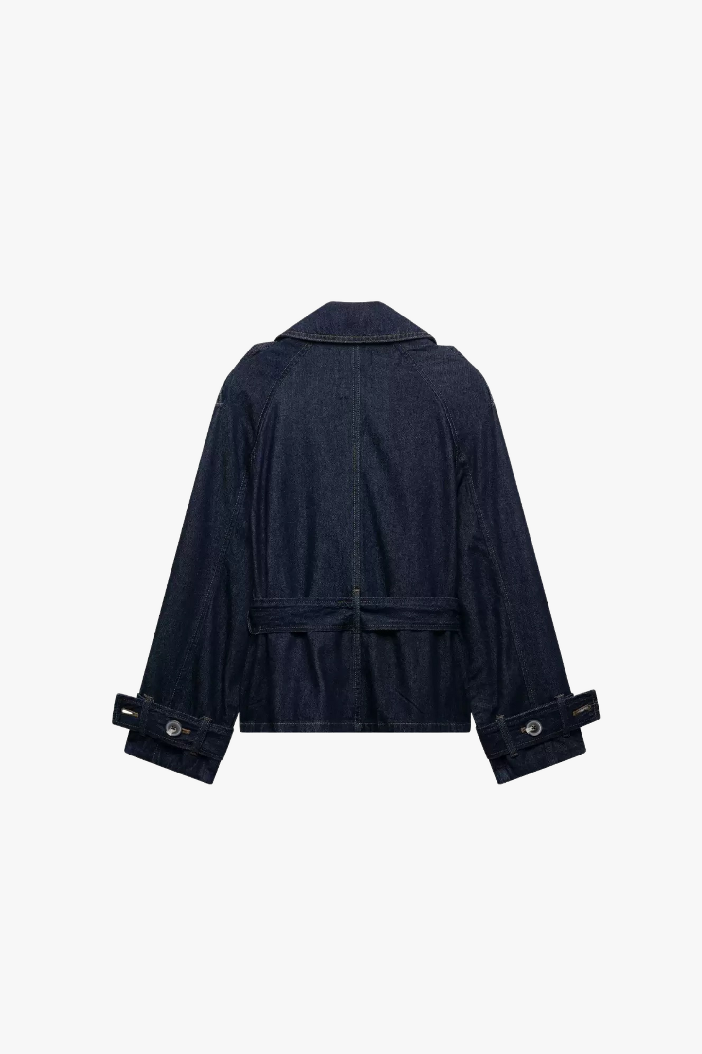Jeansjacke mit Gürtel