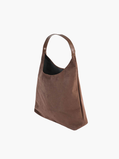 Handtasche in Wildlederoptik
