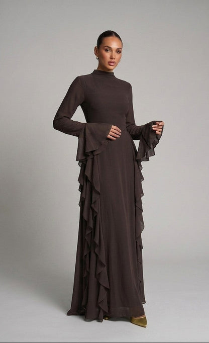 Elegantes Kleid mit Volants